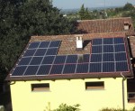 Impianto fotovoltaico parzialmente integrato a Imola (BO)
